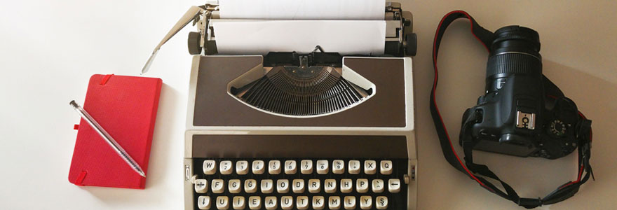 machine à écrire pour faire un carnet de voyage en ligne