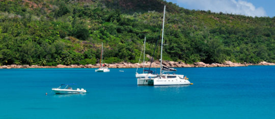location bateau seychelles