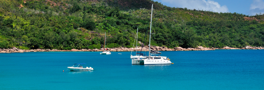 location bateau seychelles